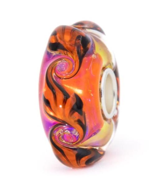 Blush Tiger Vortex - Elfbeads Glass